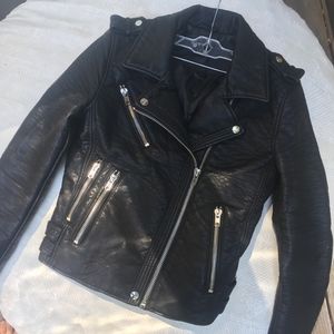 bagatelle Leather Moto Jacket